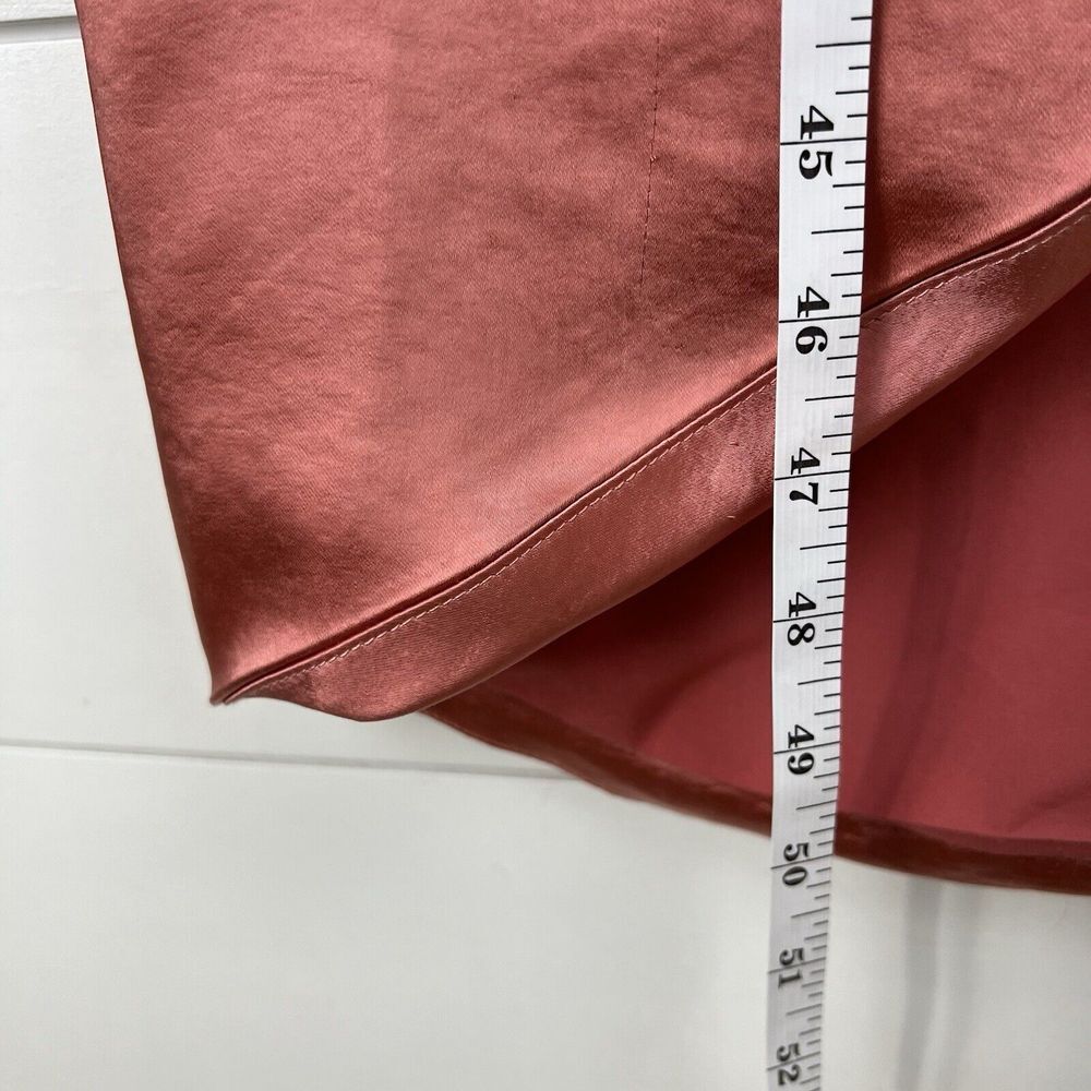 Elliatt One Shoulder Dress in Metallic Rose - Picture 11 of 12